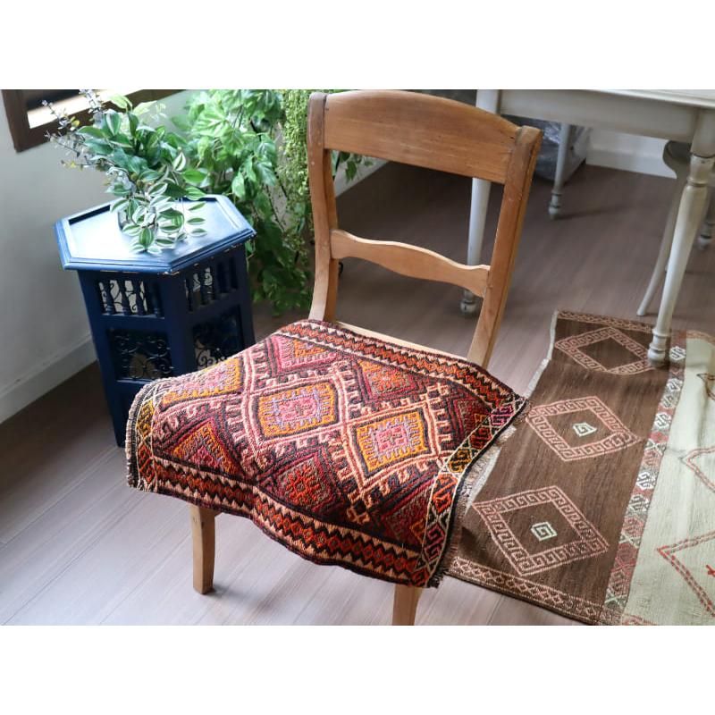 オールドキリム　小さなパネル 51x49cm カルス地方　ジジム織り |  | 02