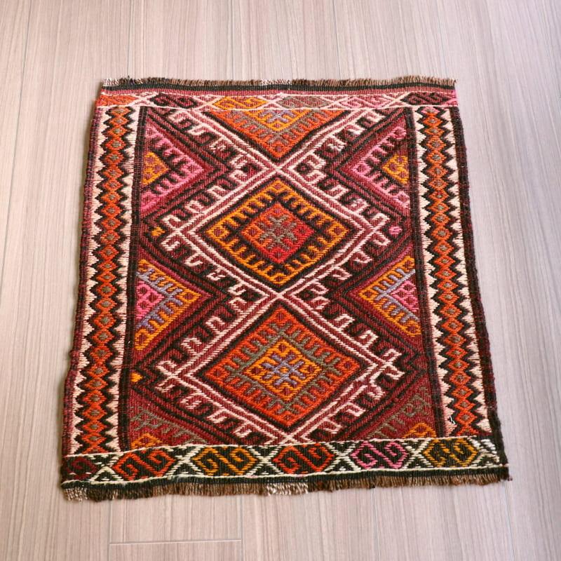 オールドキリム　小さなパネル 58x50cm カルス地方　ジジム織り | 