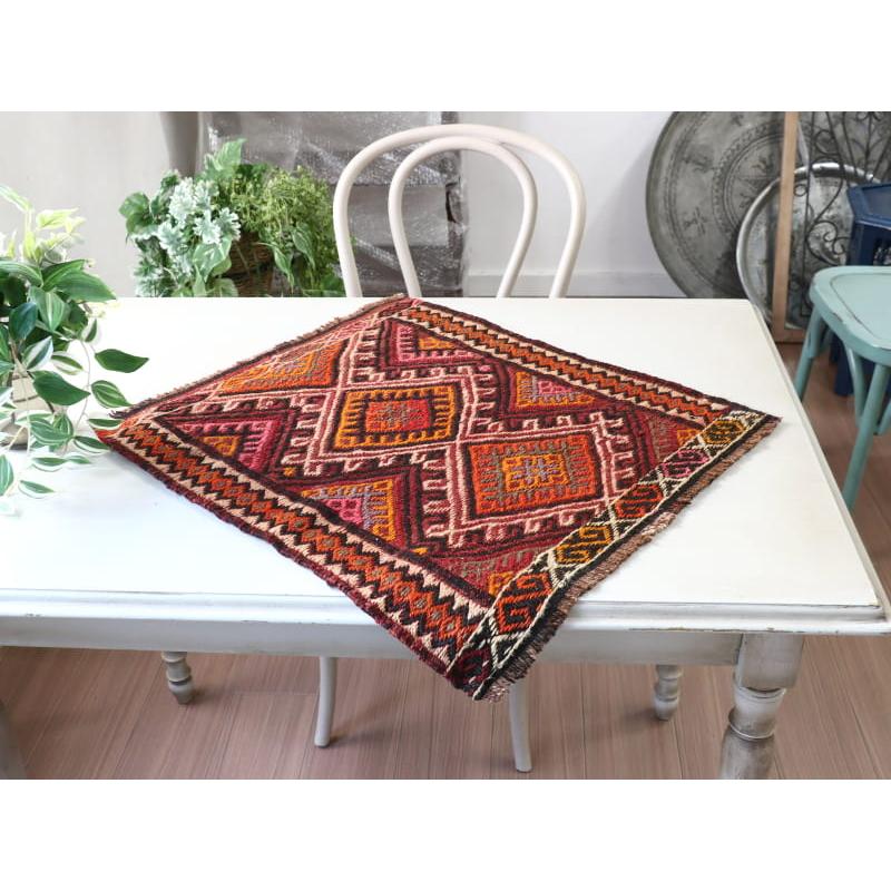 オールドキリム　小さなパネル 58x50cm カルス地方　ジジム織り |  | 01