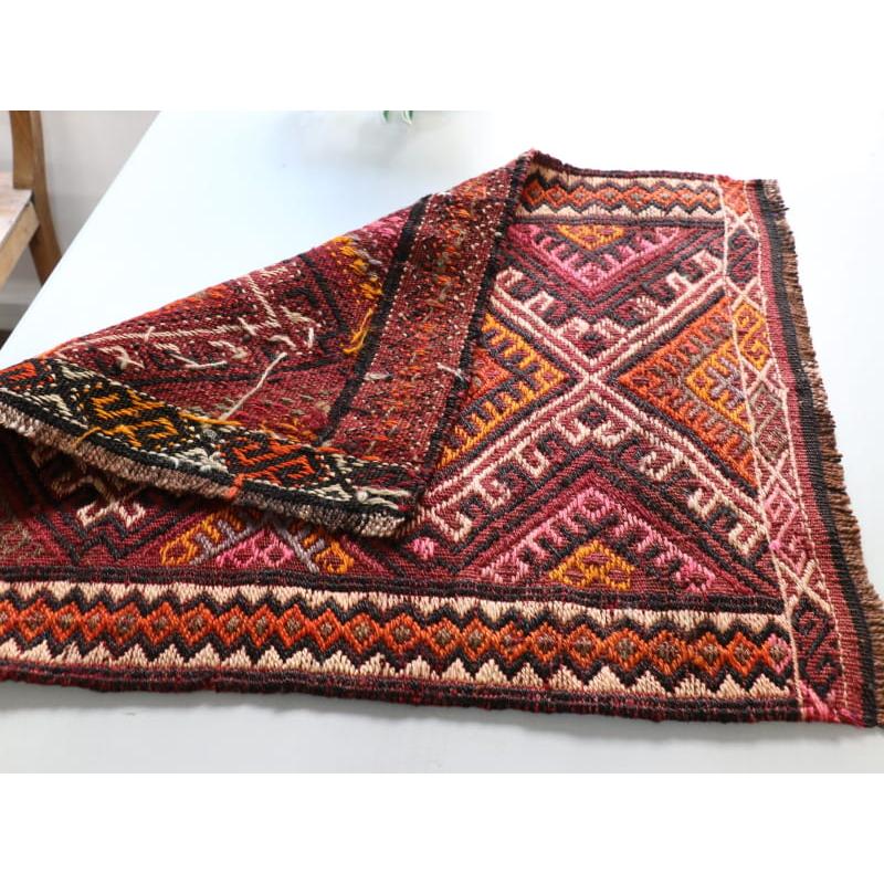 オールドキリム　小さなパネル 58x50cm カルス地方　ジジム織り |  | 04