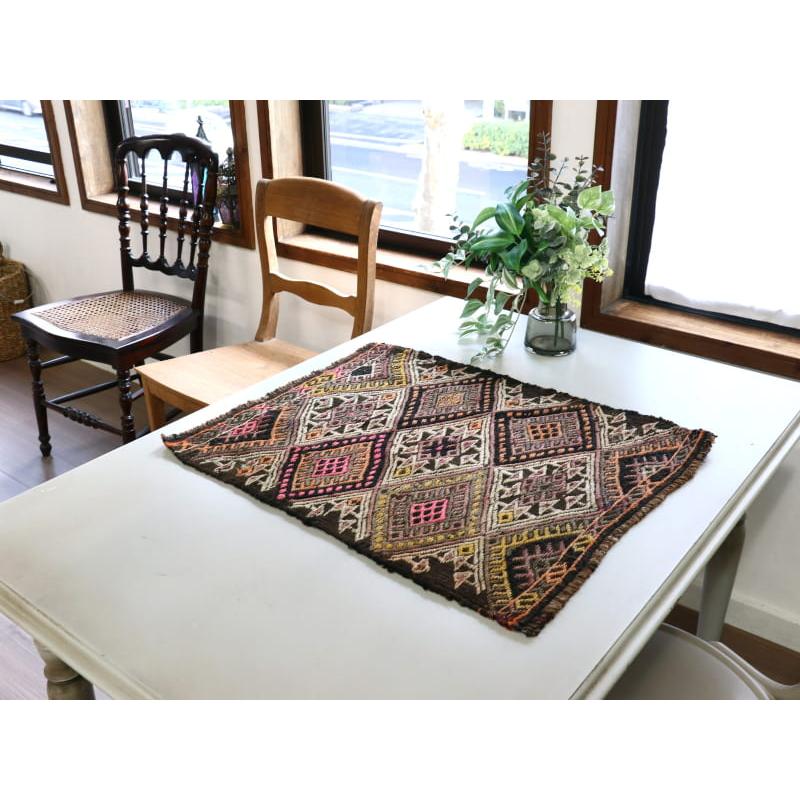 オールドキリム　小さなパネル 54x45cm カルス地方　ジジム織り |  | 03