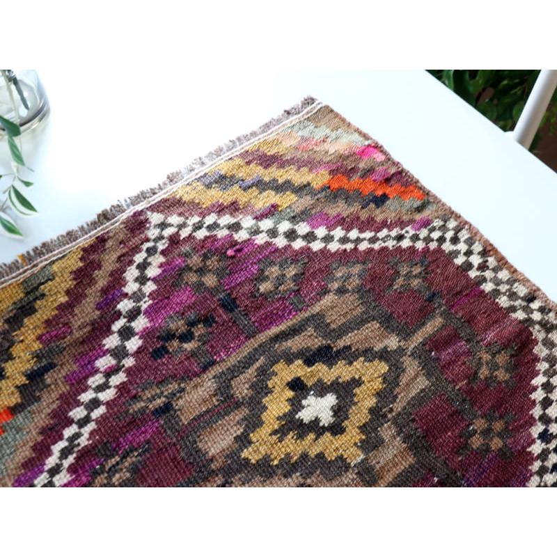 オールドキリム　小さなパネル 49x47cm カルス地方　ジジム織り |  | 02