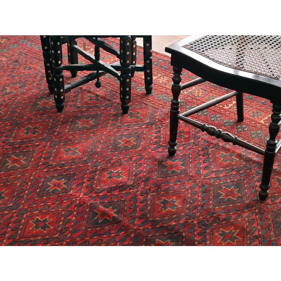 オールドキリム アフガニスタン ミシュワニ 305x209cm 連なる幾何学模様 |  | 05