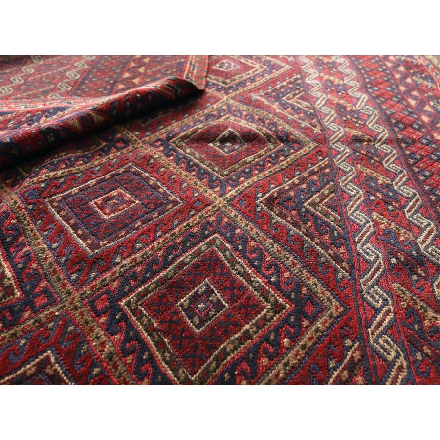 オールドキリム アフガニスタン ミシュワニ 273x202cm 連なるダイヤ |  | 10