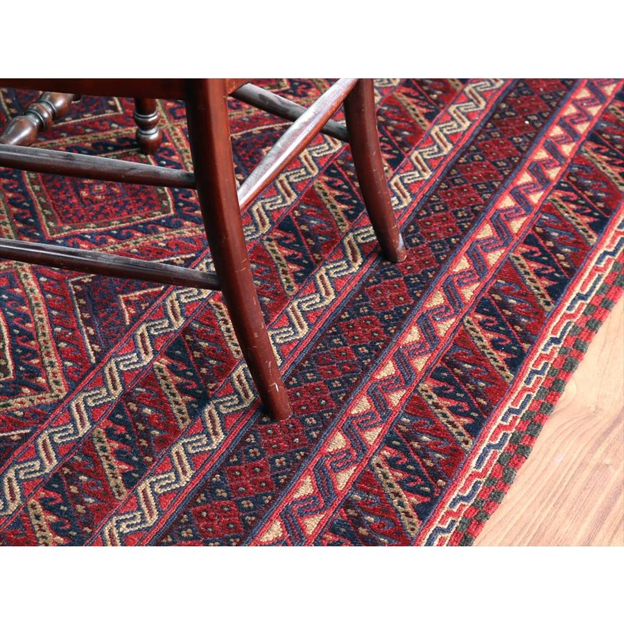 オールドキリム アフガニスタン ミシュワニ 273x202cm 連なるダイヤ |  | 07