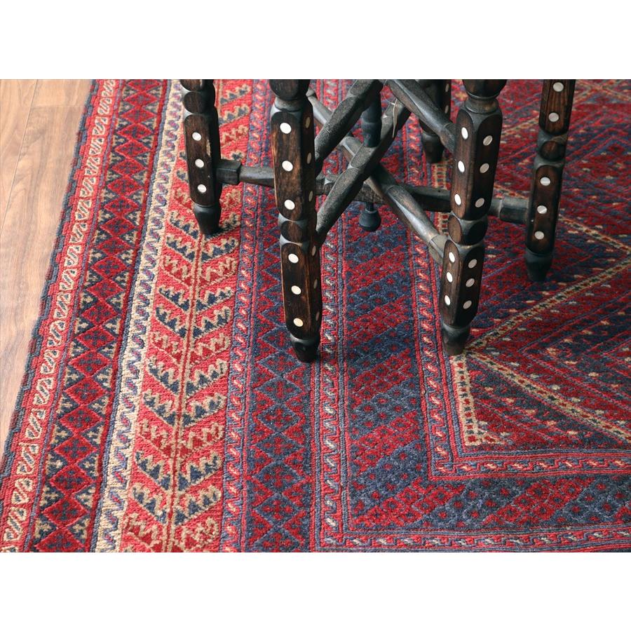 オールドキリム アフガニスタン ミシュワニ 230x207cm 連なるダイヤ |  | 06