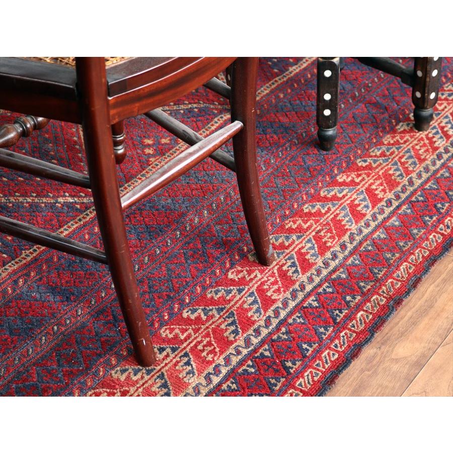 オールドキリム アフガニスタン ミシュワニ 230x207cm 連なるダイヤ |  | 07