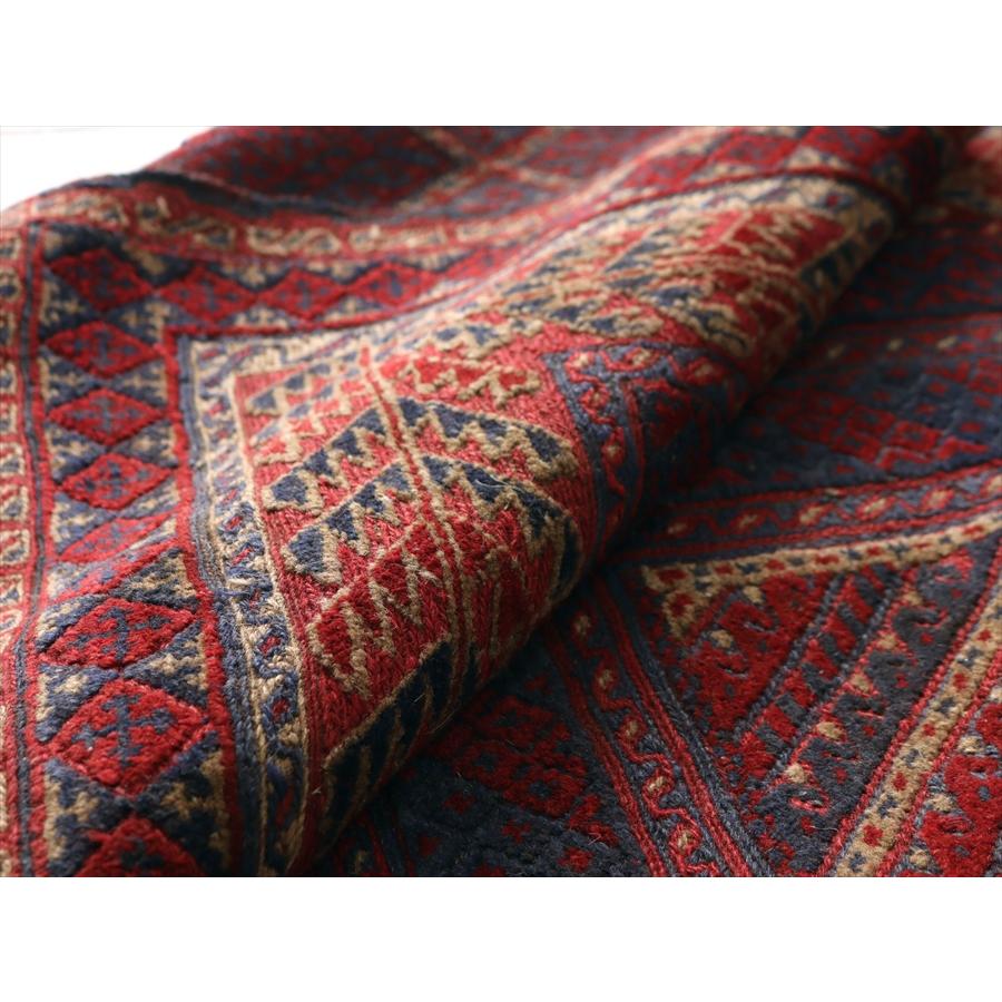 オールドキリム アフガニスタン ミシュワニ 230x207cm 連なるダイヤ |  | 09