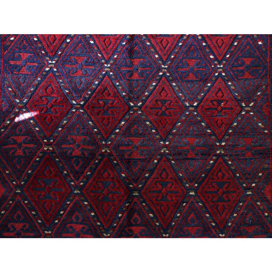 アフガンキリム アフガニスタン ミシュワニ 183x146cm 連続する幾何学模様_4