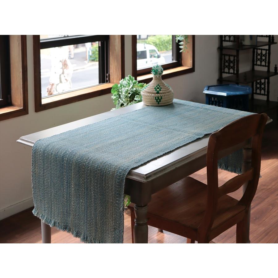 トルコの手織りキリム カルス 158x49cm ブルーグラデーション |  | 01