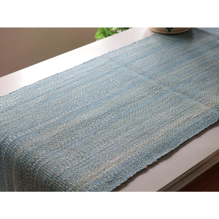 トルコの手織りキリム カルス 158x49cm ブルーグラデーション |  | 02