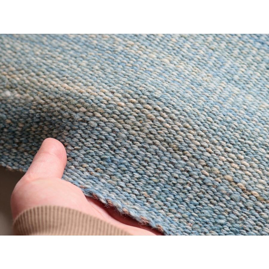 トルコの手織りキリム カルス 158x49cm ブルーグラデーション |  | 03