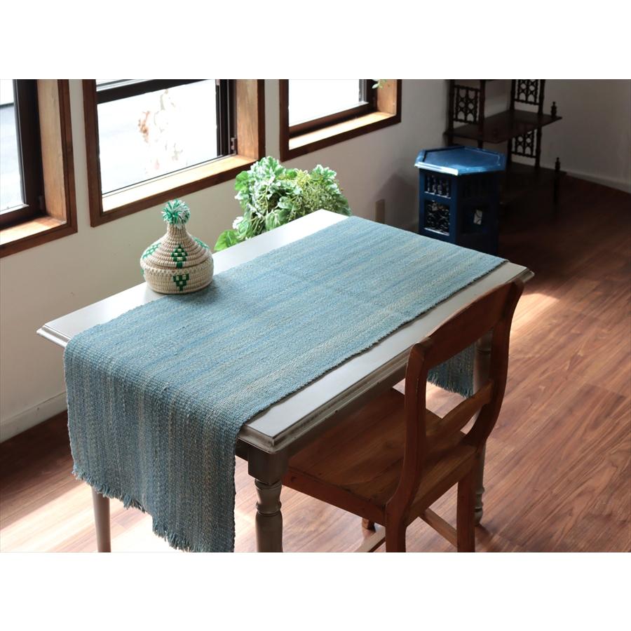 トルコの手織りキリム カルス 167x49cm ブルーグラデーション |  | 01