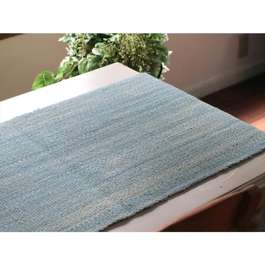 トルコの手織りキリム カルス 167x49cm ブルーグラデーション |  | 02