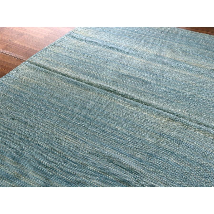 トルコの手織りキリム カルス 236x198cm ブルーグラデーション |  | 03