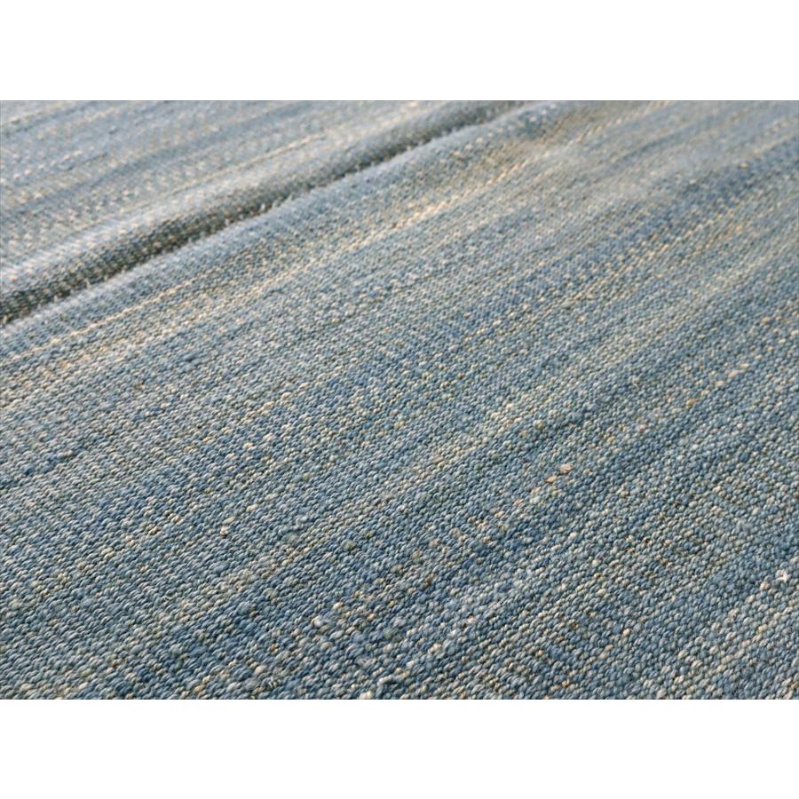 トルコの手織りキリム カルス 236x198cm ブルーグラデーション |  | 05
