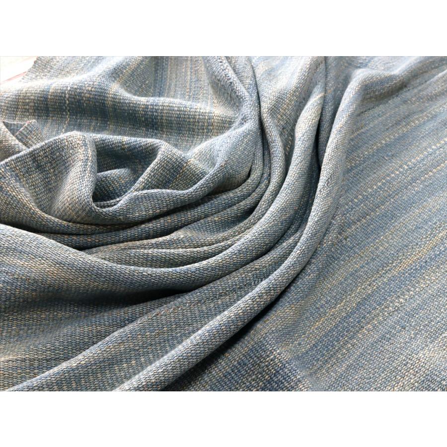 トルコの手織りキリム カルス 236x198cm ブルーグラデーション |  | 07