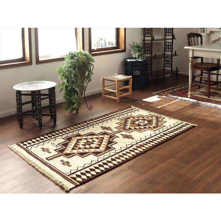 トルコの手織りキリム カルス 169x94cm メダリオンと幾何学モチーフ |  | 01