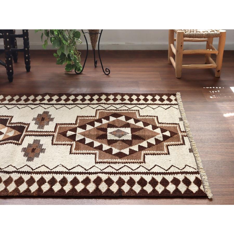 トルコの手織りキリム カルス 169x94cm メダリオンと幾何学モチーフ |  | 02