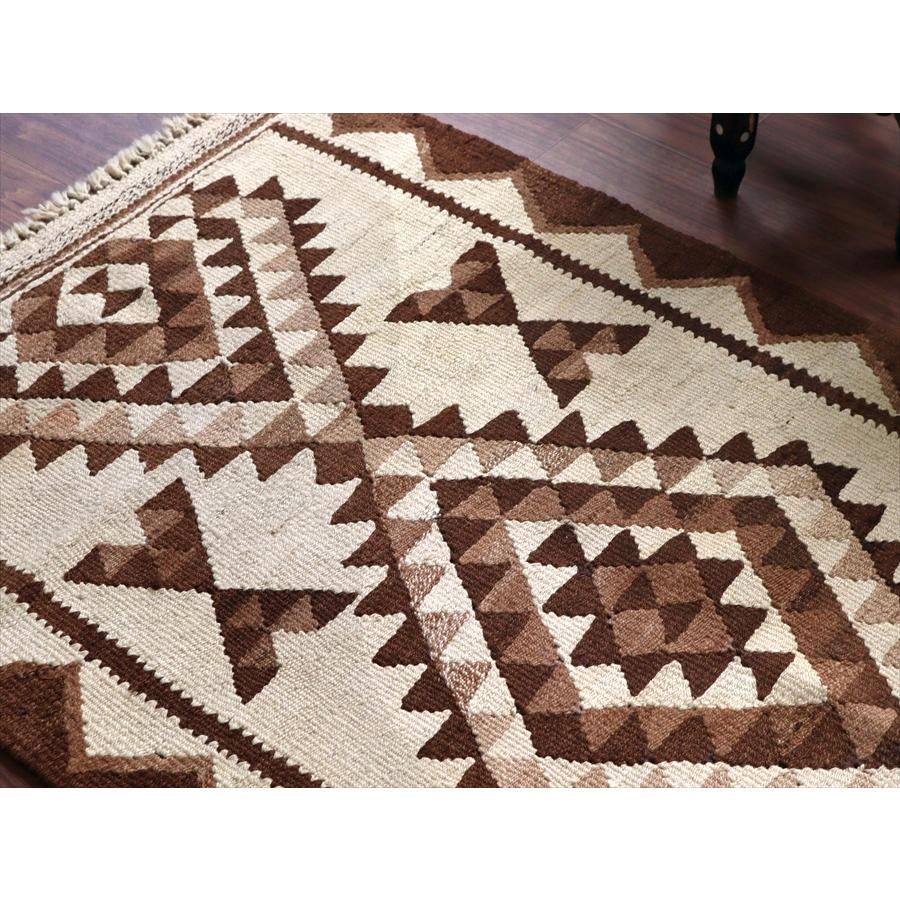 トルコの手織りキリム カルス 174x87cm メダリオンと幾何学モチーフ |  | 03