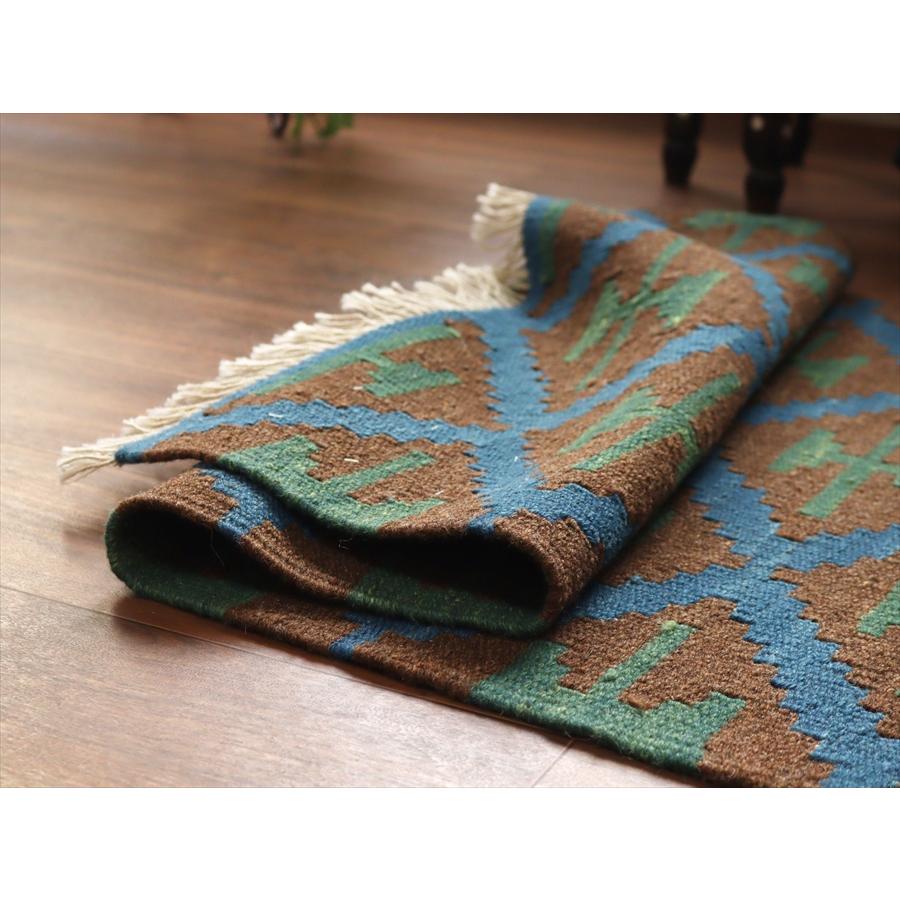 カシュカイキリム イラン 手織り 89x70cm カラフルな幾何学モチーフ |  | 04