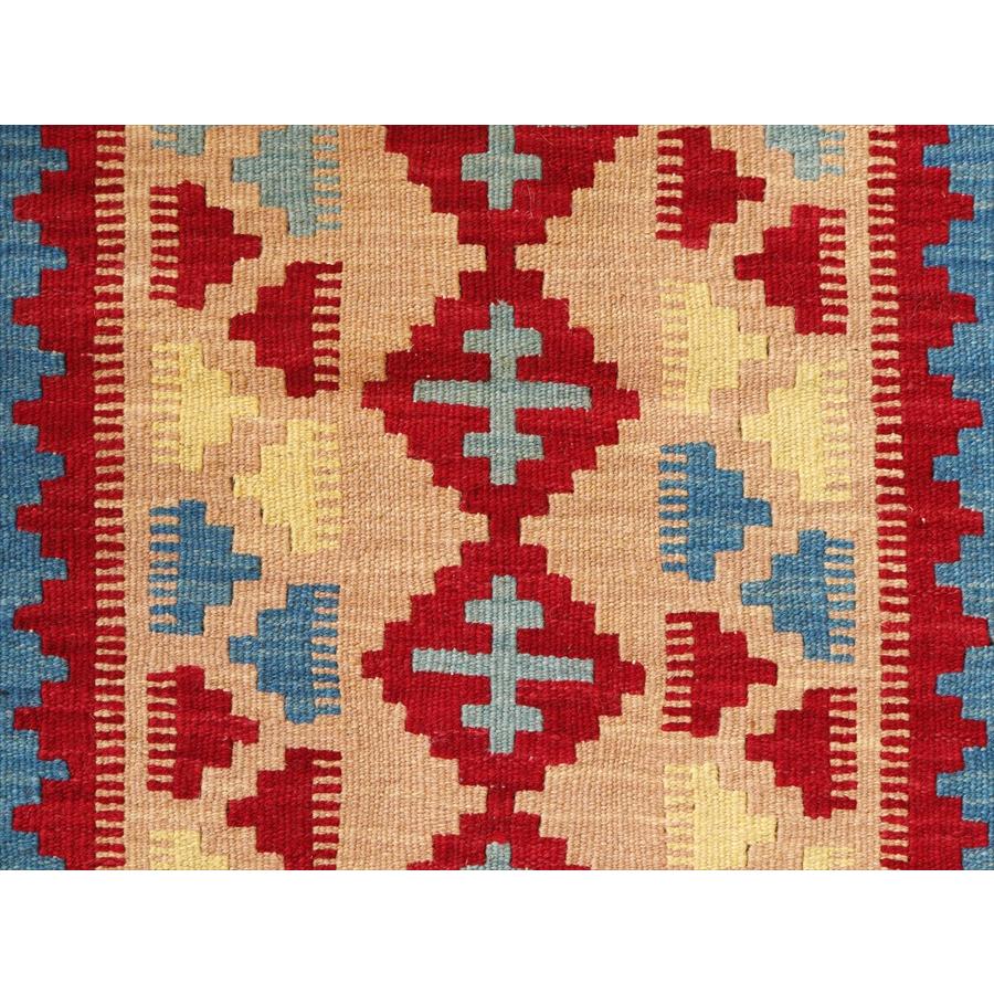 カシュカイキリム イラン 手織り 94x62cm カラフルな幾何学モチーフ |  | 04