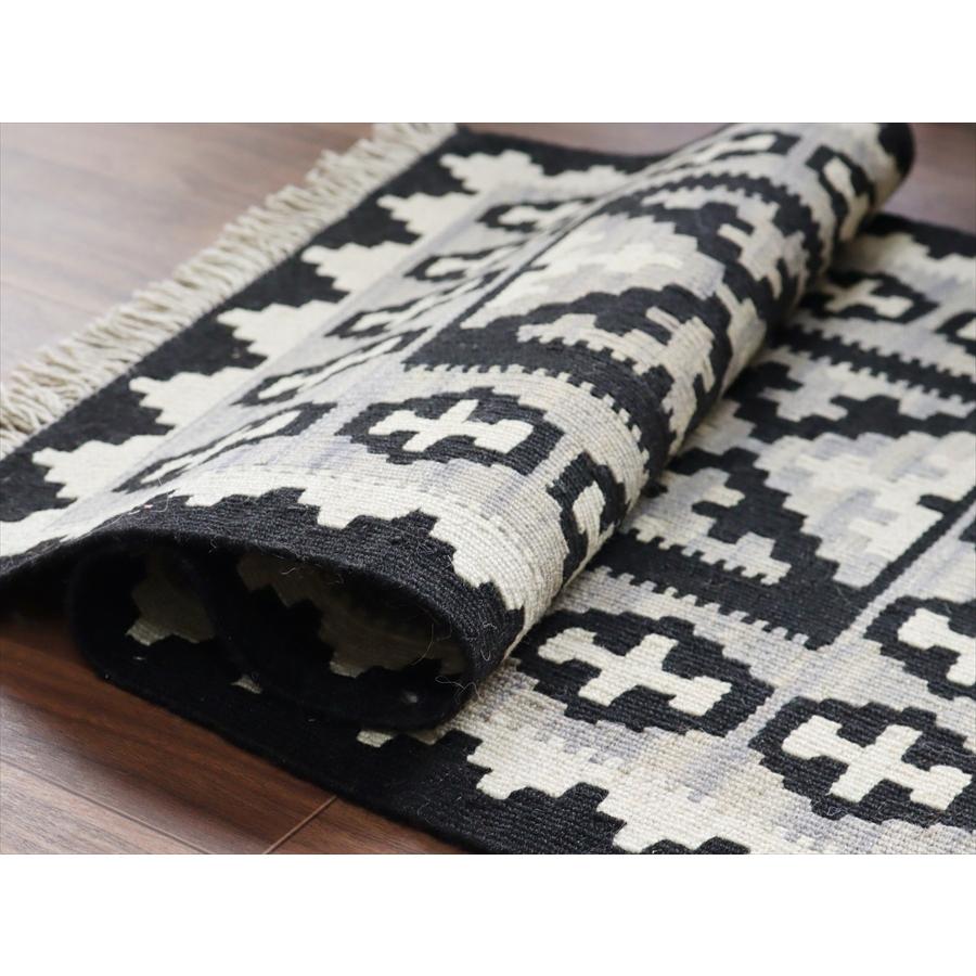 カシュカイキリム イラン 手織り 87x62cm カラフルな幾何学モチーフ |  | 04