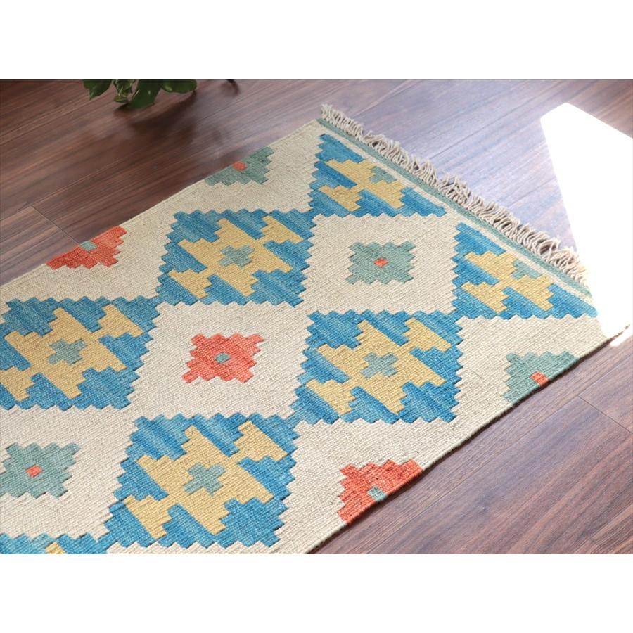 カシュカイキリム シラーズ産 89x59cm イランの手織りラグ |  | 02