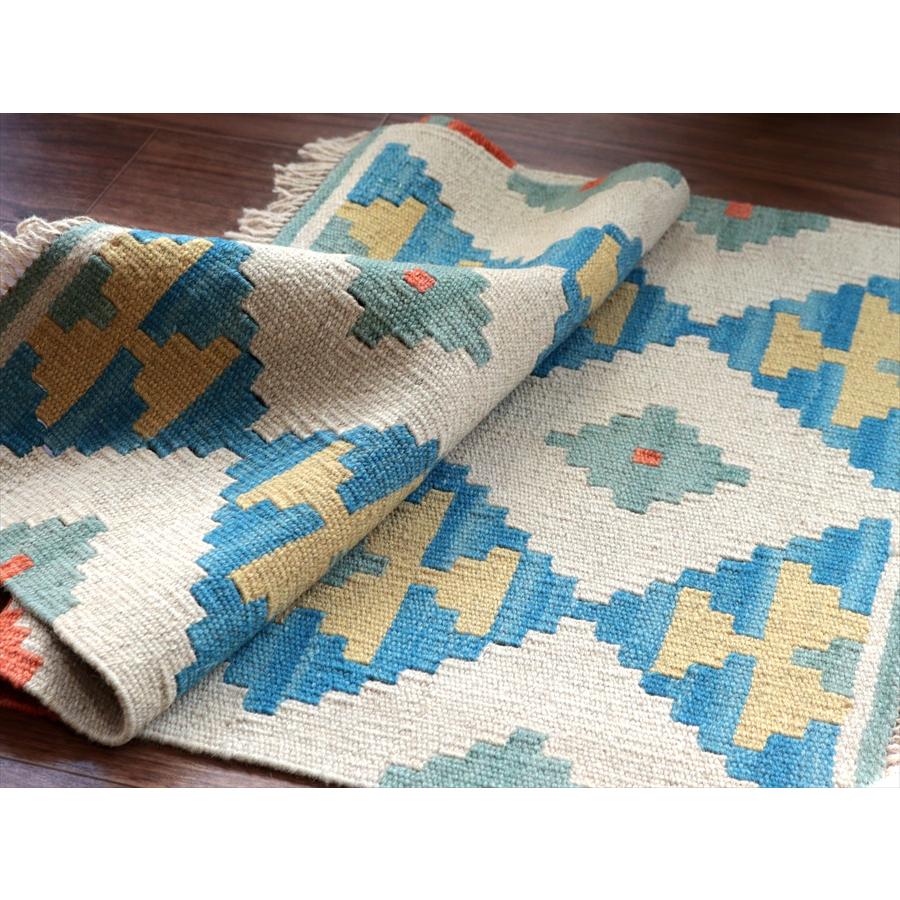 カシュカイキリム シラーズ産 89x59cm イランの手織りラグ |  | 03