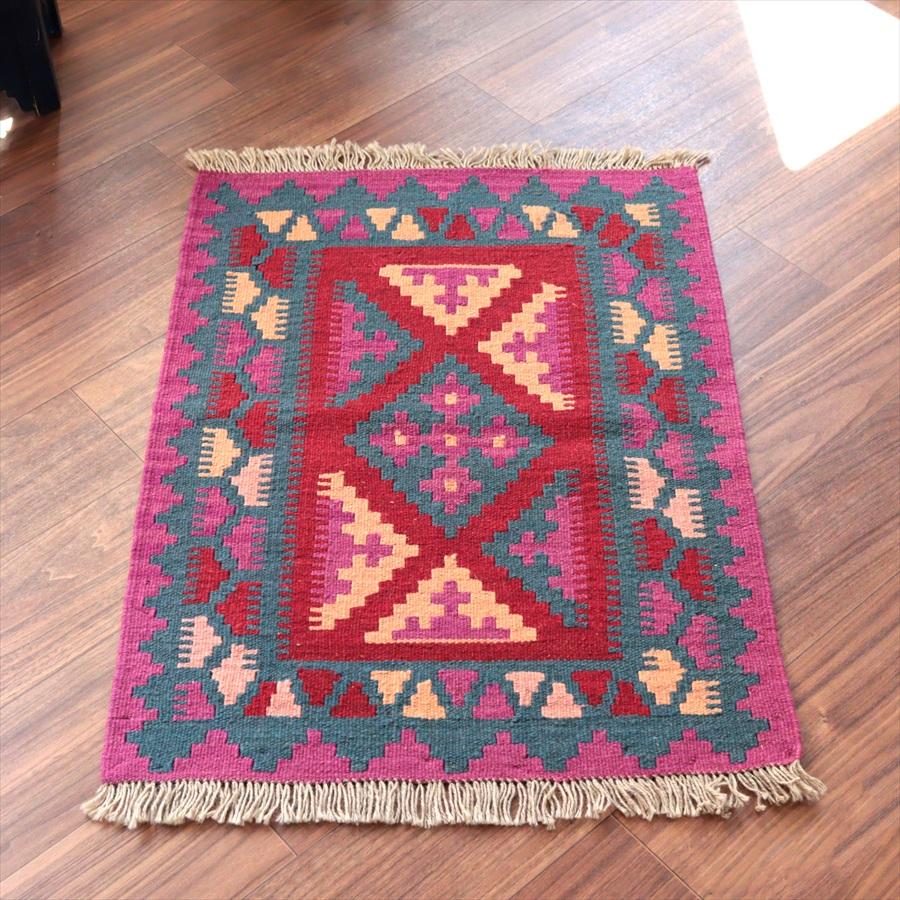 カシュカイキリム シラーズ産 85x63cm イランの手織りラグ | 