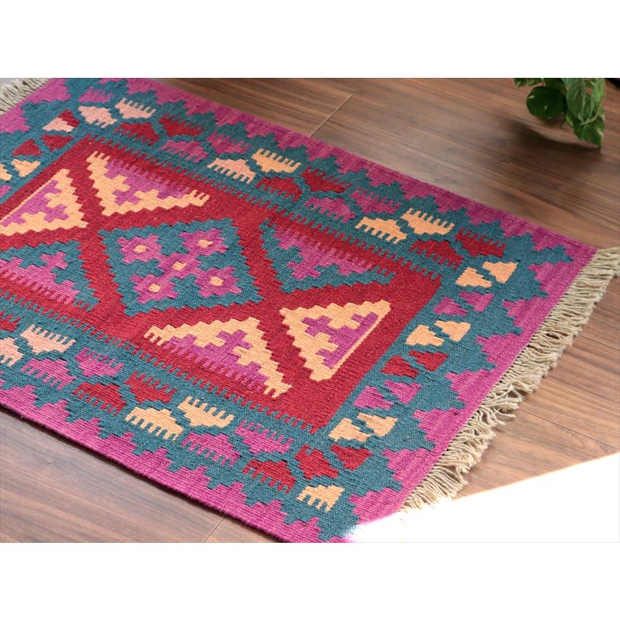 カシュカイキリム シラーズ産 85x63cm イランの手織りラグ |  | 02