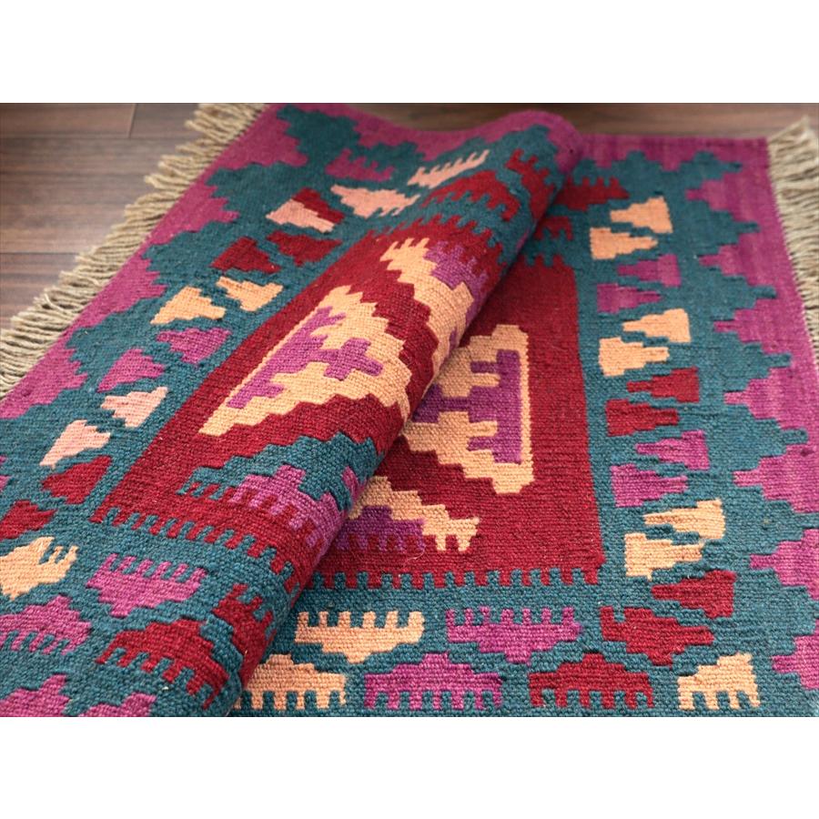 カシュカイキリム シラーズ産 85x63cm イランの手織りラグ |  | 03