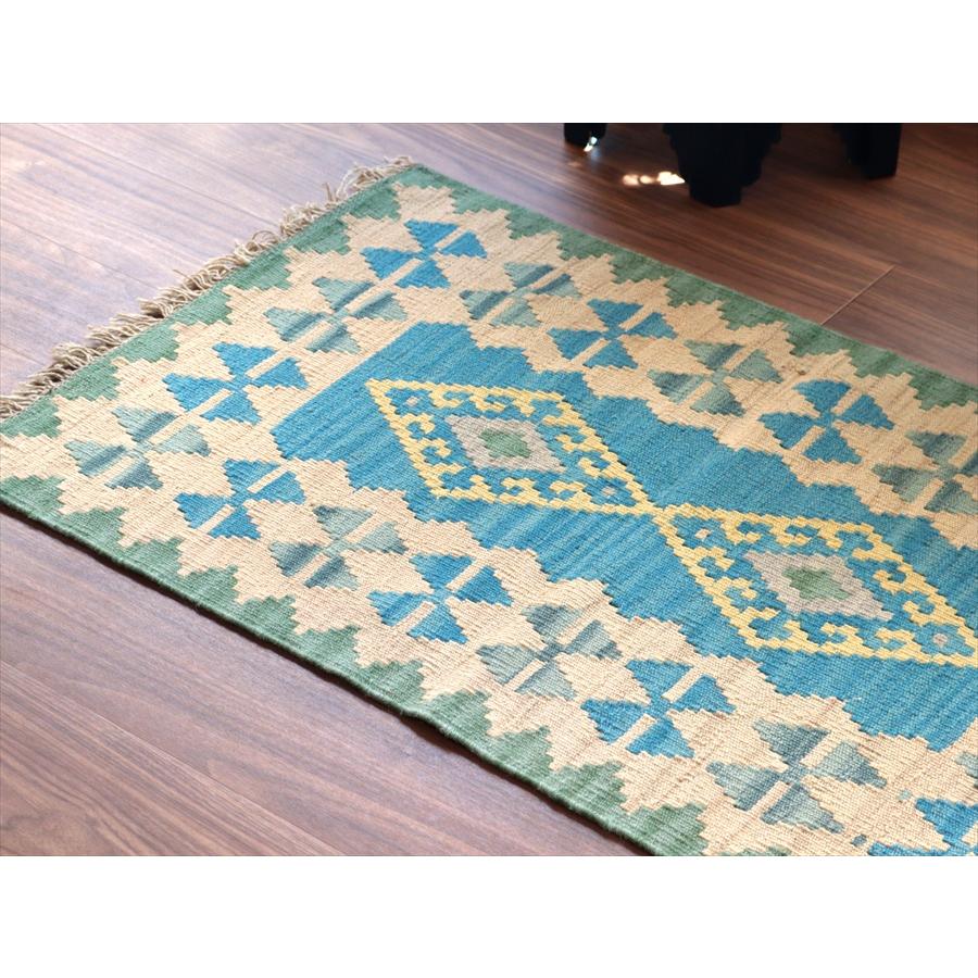 カシュカイキリム シラーズ産 104x63cm イランの手織りラグ |  | 02