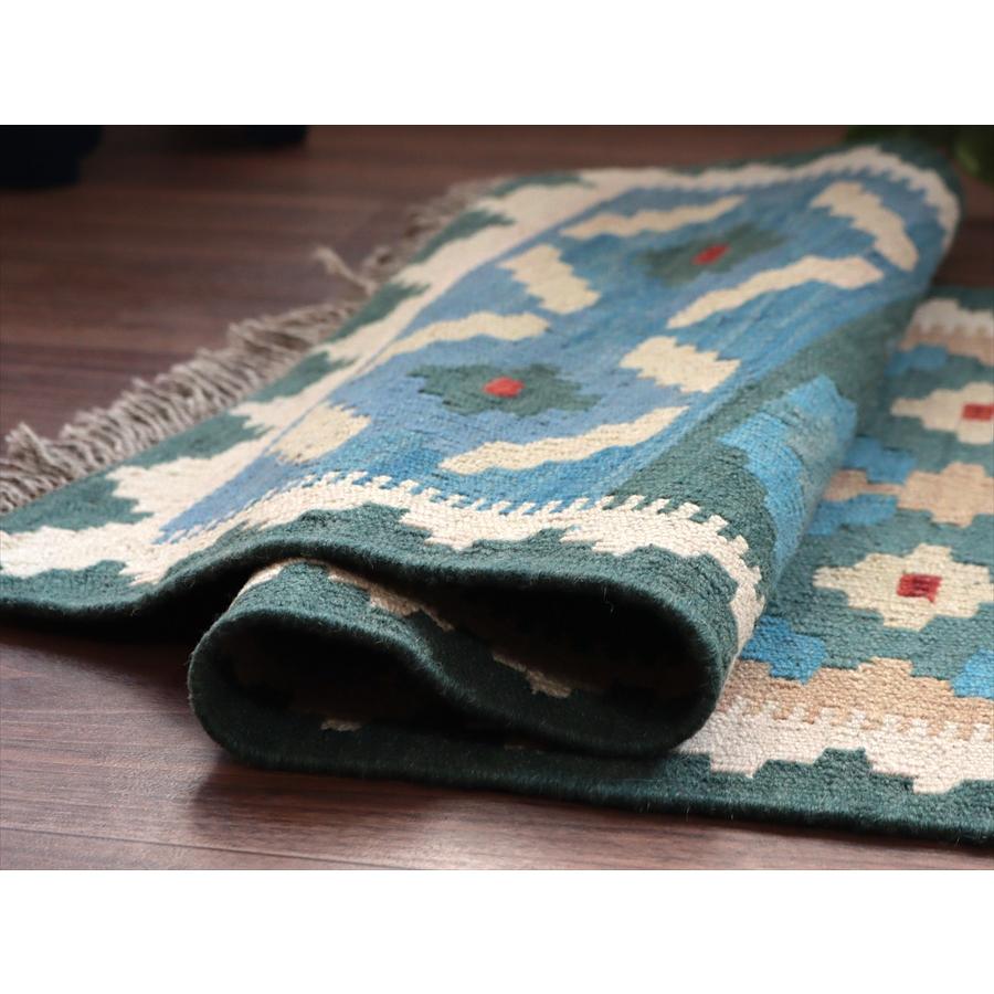 カシュカイキリム シラーズ産 91x59cm イランの手織りラグ |  | 03