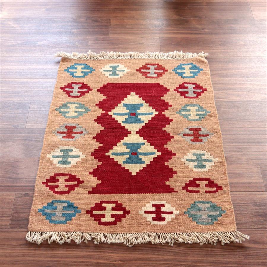 カシュカイキリム シラーズ産 92x67cm イランの手織りラグ | 