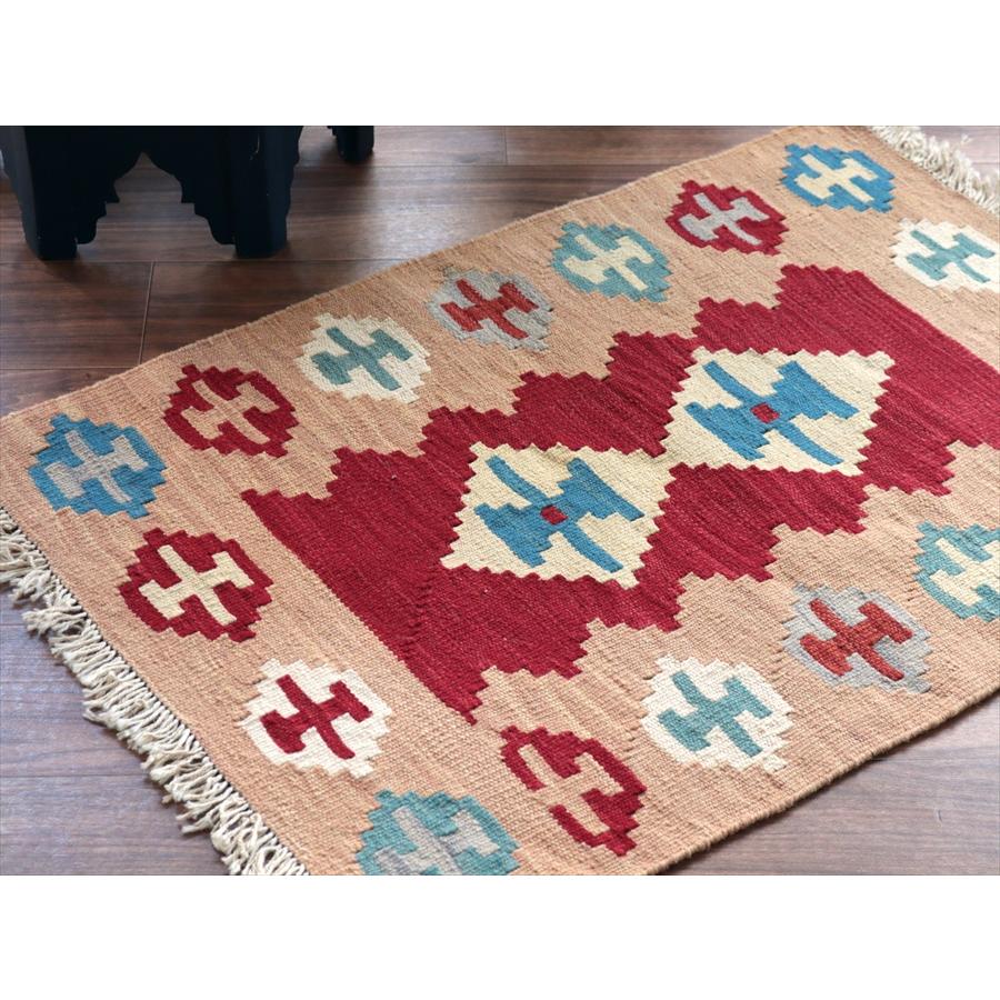 カシュカイキリム シラーズ産 92x67cm イランの手織りラグ |  | 02