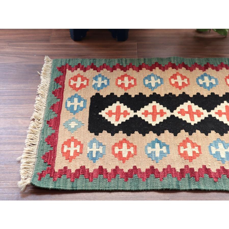 カシュカイキリム シラーズ産 86x65cm イランの手織りラグ |  | 02