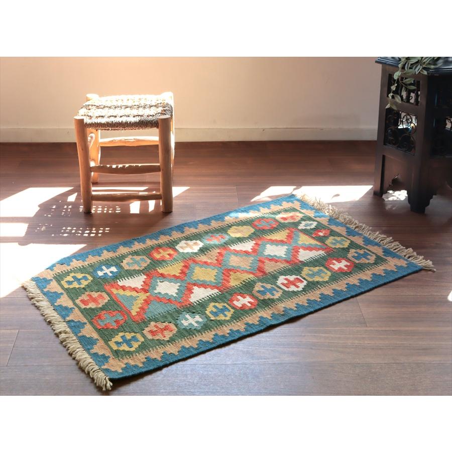 カシュカイキリム シラーズ産 101x61cm イランの手織りラグ |  | 01