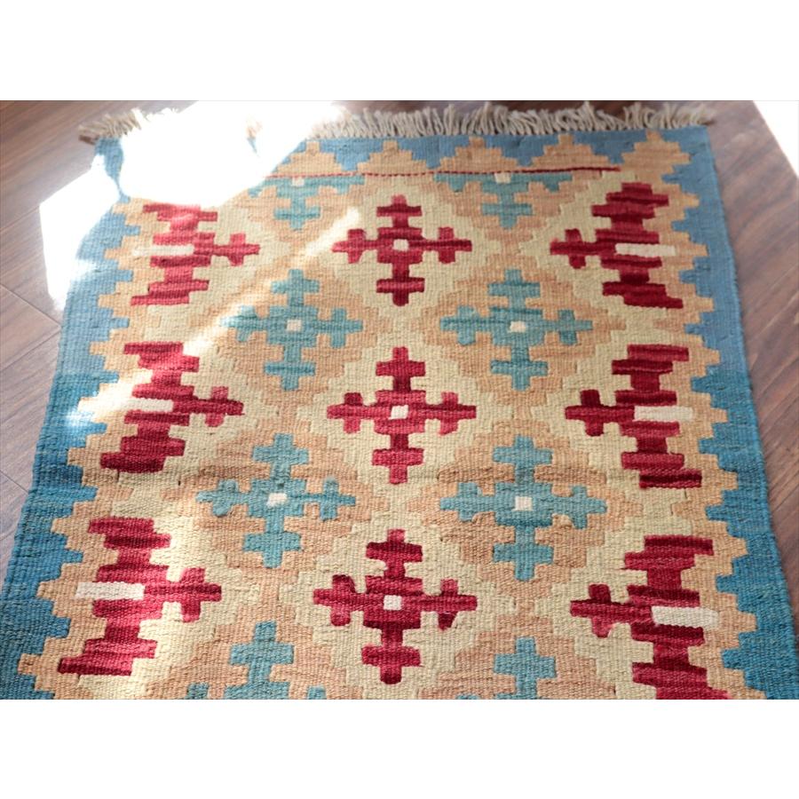 カシュカイキリム シラーズ産 94x62cm イランの手織りラグ |  | 02