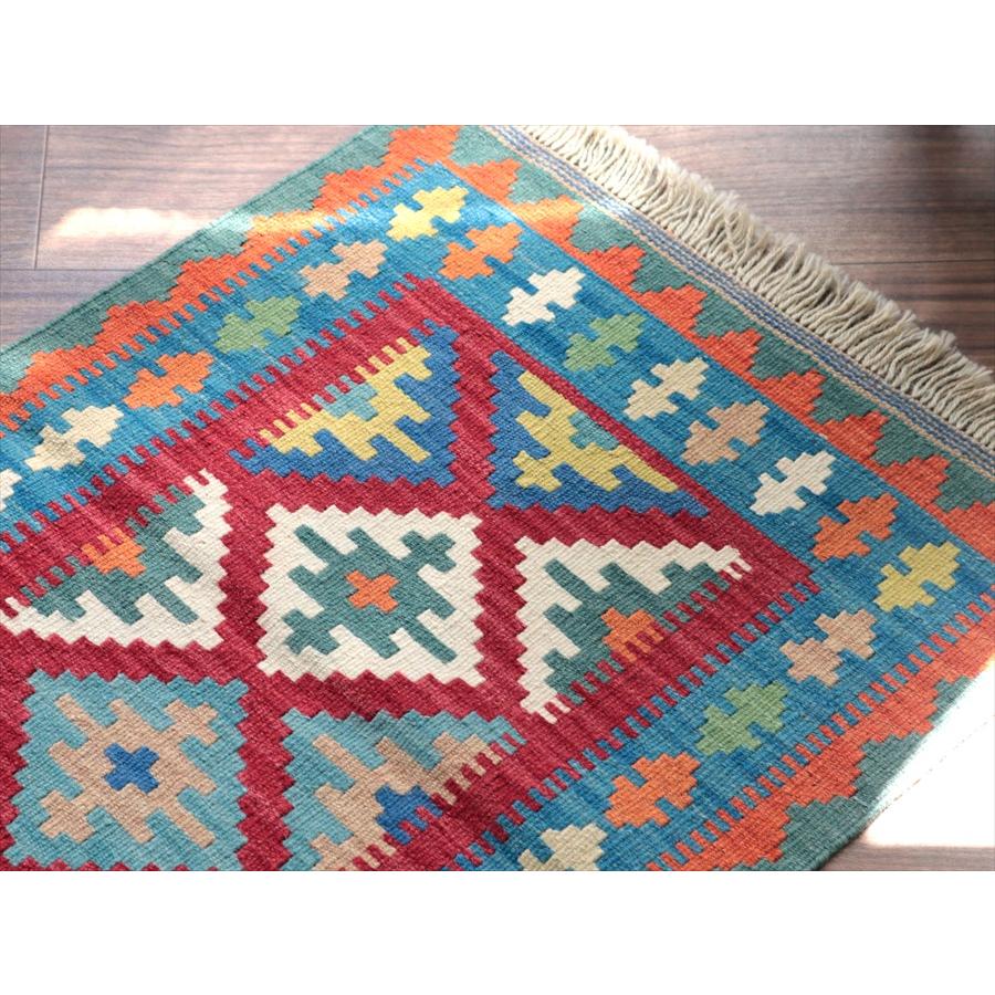 カシュカイキリム シラーズ産 91x65cm イランの手織りラグ |  | 02