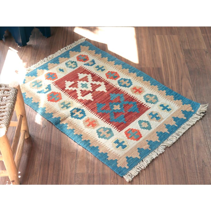 カシュカイキリム シラーズ産 87x61cm イランの手織りラグ |  | 01