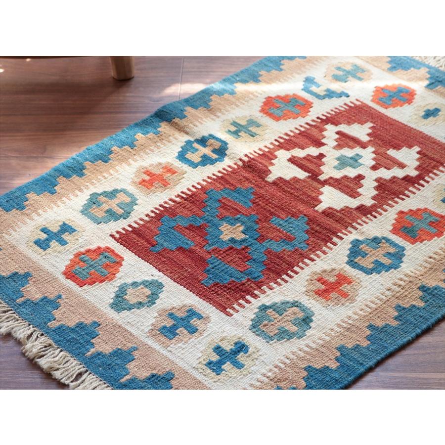 カシュカイキリム シラーズ産 87x61cm イランの手織りラグ |  | 02