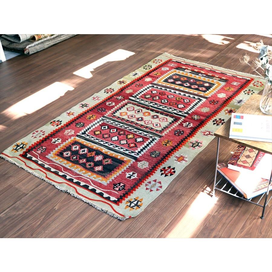 オールドキリム チョルムセッヂャーデ 190x114cm 5つのカラフルな