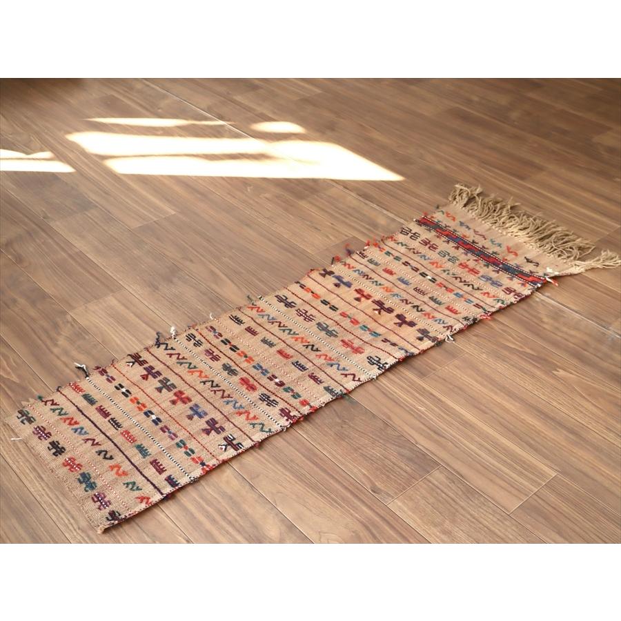 オールドキリム　キャメルウールのフラグメント 134x36cm 東イラン グチャン　OUTLET |  | 01