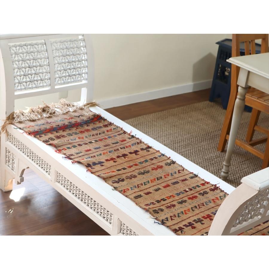 オールドキリム　キャメルウールのフラグメント 134x36cm 東イラン グチャン　OUTLET |  | 03