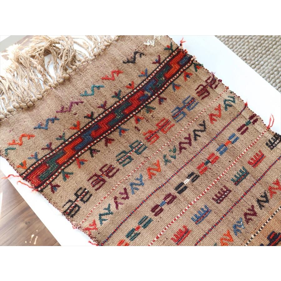 オールドキリム　キャメルウールのフラグメント 134x36cm 東イラン グチャン　OUTLET |  | 05