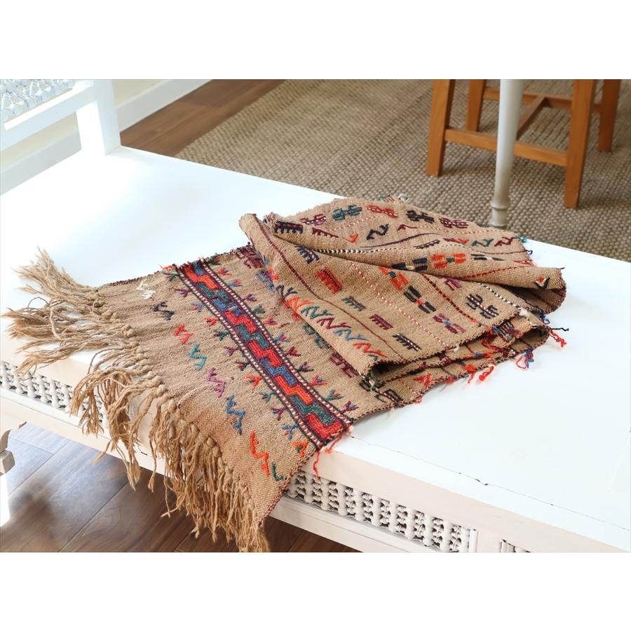 オールドキリム　キャメルウールのフラグメント 134x36cm 東イラン グチャン　OUTLET |  | 07