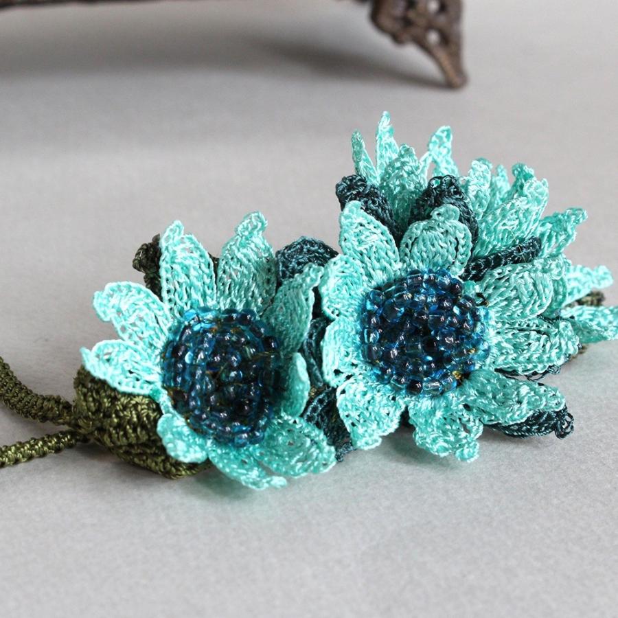 トルコのレース「オヤ」フラワーブレスレッドかぎ針編みのトゥオヤ | ブランド登録なし | 01