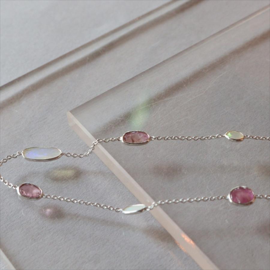 オパール トルマリン シルバーネックレス Jaipur, Jewelry INDIA | ブランド登録なし | 01