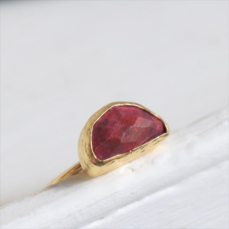 ルビー 半月型 リング クォータームーン /　Ruby Ring Arsameia | ブランド登録なし | 03
